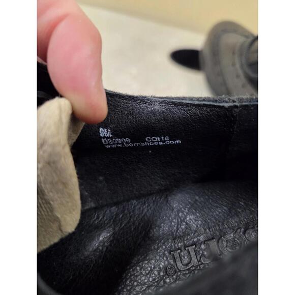 Born Durango Shoes Womens Size 9.5 Black Leather Oxford Brogue Comfort Lace Up - Picture 8 of 10